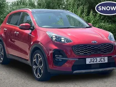Used Kia Sportage GT-Line S 136 HP (100 kW) 2021 Red SUV