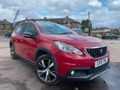 Used Peugeot 2008 GT-line 110 HP (80 kW) 2019 Red SUV