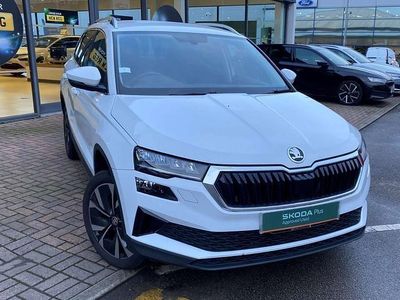 Used Skoda Karoq SE L 110 HP (80 kW) 2023 Moon white metallic SUV