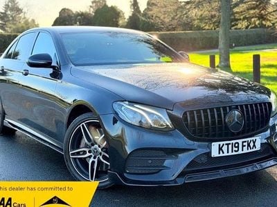 Used Mercedes E400 AMG line 2019 Black Sedan