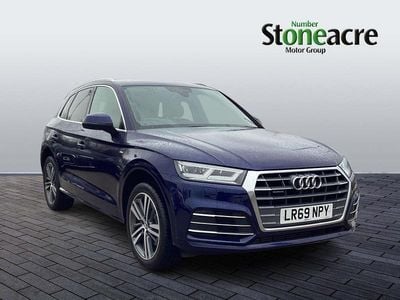 Used Audi Q5 S-Line 245 HP (180 kW) 2019 Blue SUV