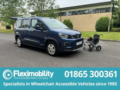Used Peugeot Rifter Allure 131 HP (96 kW) 2019 Blue MPV