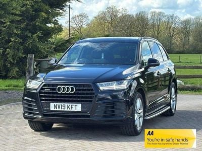 Begagnad Audi Q7 S-Line 286 HK (210 kW) 2019 Svart SUV