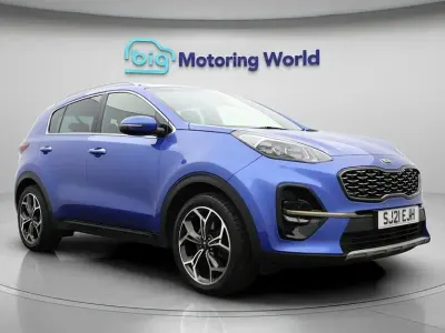 Used Kia Sportage GT-Line 134 HP (98 kW) 2021 Blue SUV