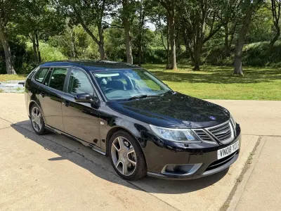 Used Saab 9-3 280 HP (205 kW) 2008 Black Estate