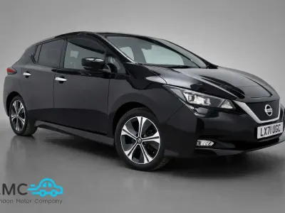 Used Nissan Leaf Tekna 110 kW (150 HP) 2021 Black Hatchback