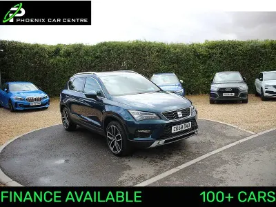 Used Seat Ateca XCELLENCE 150 HP (110 kW) 2018 Blue SUV