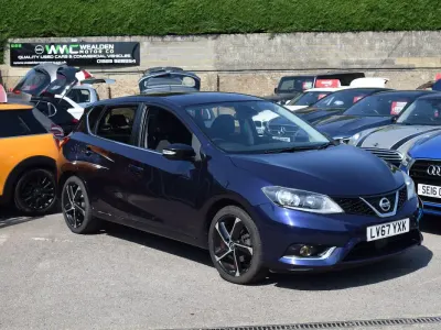 Used Nissan Pulsar N-Connecta 115 HP (84 kW) 2017 Blue Hatchback