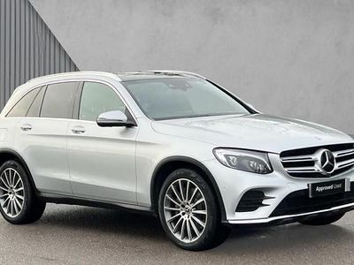 Silver Used 2018 Mercedes GLC250 AMG Line Premium Plus SUV | £23,500 (A bit pricey)