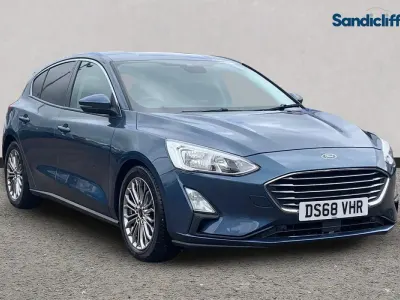 Used Ford Focus Titanium X 125 HP (91 kW) 2020 Chrome blue (premium paint) Hatchback
