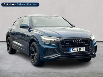 Used Audi Q8 S-Line 2019 Blue SUV