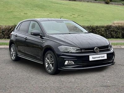 Used VW Polo R-line 95 HP (69 kW) 2019 Black Hatchback