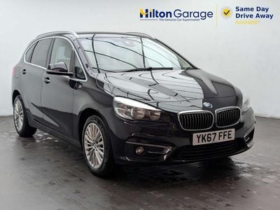 Used BMW 218 Luxury Line 150 HP (110 kW) 2017 Black MPV
