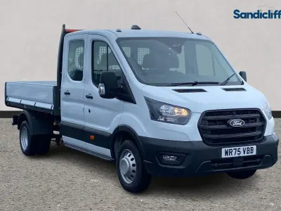 Used Ford Transit 131 HP (96 kW) 2024 Frozen white (solid colour) Cabriolet