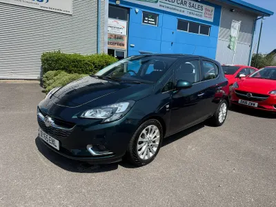 Used Vauxhall Corsa 90 HP (66 kW) 2015 Green Hatchback
