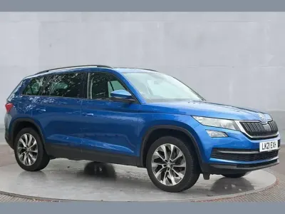 Used Skoda Kodiaq SE Drive 150 HP (110 kW) 2021 Blue SUV