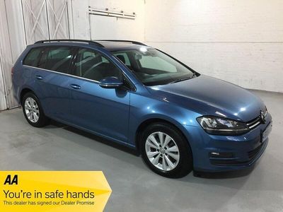 Used VW Golf VII S 105 HP (77 kW) 2014 Blue Estate