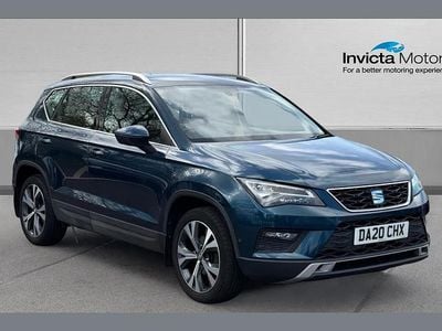 Used Seat Ateca SE Technology 115 HP (84 kW) 2020 Lava blue SUV
