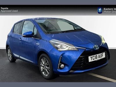 Blue Used 2018 Toyota Yaris Hybrid Hatchback | £10,499 (Fair price)