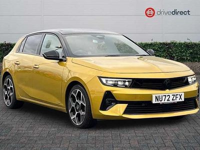 Used Vauxhall Astra Ultimate 130 HP (95 kW) 2022 Yellow/black Hatchback