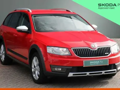 Used Skoda Octavia Scout 4x4 180 HP (132 kW) 2016 Red Estate