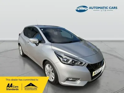 Używany Nissan Micra Acenta 2020 Srebrny Hatchback