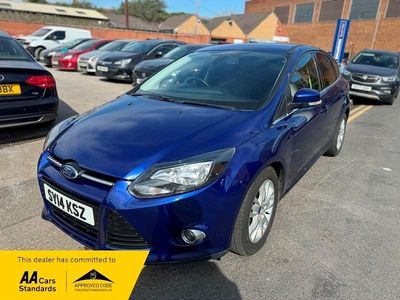 Blue Used 2014 Ford Focus Titanium Hatchback | £4,995 (Fair price)