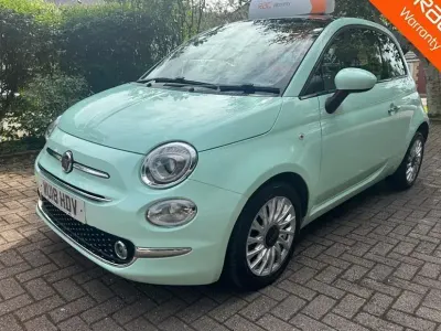 Used Fiat 500 Lounge 69 HP (50 kW) 2018 Green Hatchback