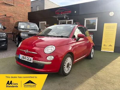 Used Fiat 500 Lounge 69 HP (50 kW) 2014 Red Hatchback