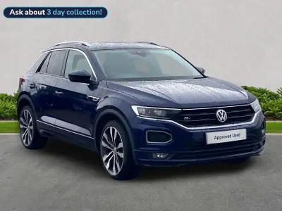 Used VW T-Roc R-line 150 HP (110 kW) 2019 Blue SUV