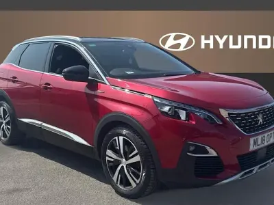 Used Peugeot 3008 GT-line 165 HP (121 kW) 2018 Red SUV