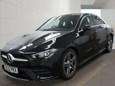 Used Mercedes CLA200 AMG line 2022 Black Coupe
