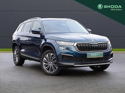 Used Skoda Kodiaq SE L Executive 187 HP (137 kW) 2022 Petrol blue metallic SUV