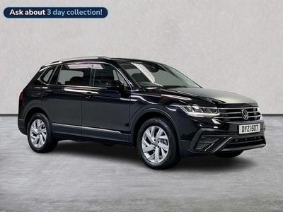 Black Used 2025 VW Tiguan Allspace Life SUV | £28,349 (Fair price)