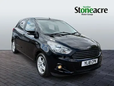 Used Ford Ka Plus Zetec 85 HP (62 kW) 2018 Black Hatchback