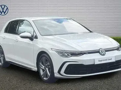 Used VW Golf VIII R-line 150 HP (110 kW) 2023 White Hatchback