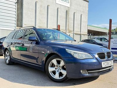 Begagnad BMW 520 Exclusive 177 HK (130 kW) 2008 Blå Kombi