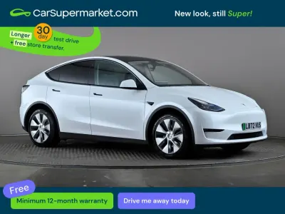 Begagnad Tesla Model Y Long Range AWD 378 kW (514 HK) 2022 Vit SUV