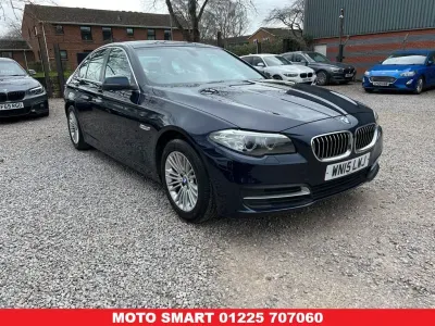 Used BMW 520 Comfort Edition 190 HP (139 kW) 2015 Blue Sedan