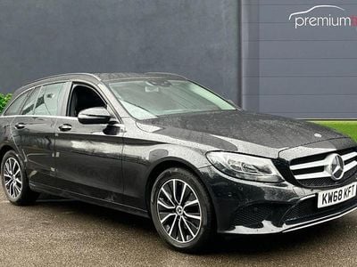 Used Mercedes C220 SE 2018 Black Estate