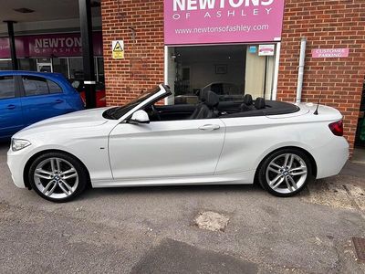 Used BMW 218 M Sport 136 HP (100 kW) 2016 White Cabriolet