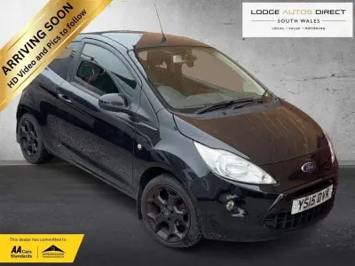 Begagnad Ford Ka 2015 Svart Halvkombi