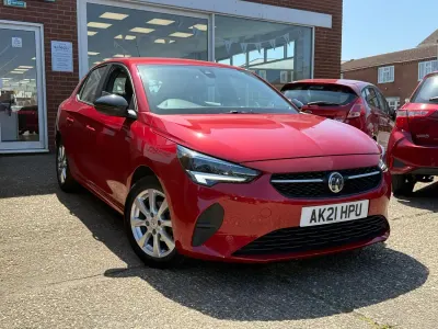 Used Vauxhall Corsa 75 HP (55 kW) 2021 Red Hatchback