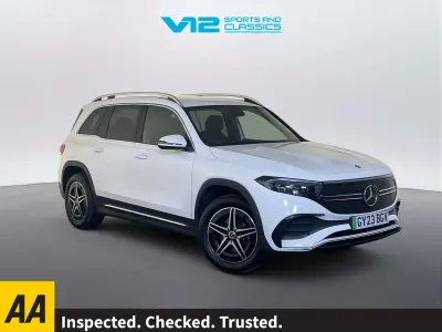 Used Mercedes EQB300 AMG line 167 kW (228 HP) 2023 White SUV