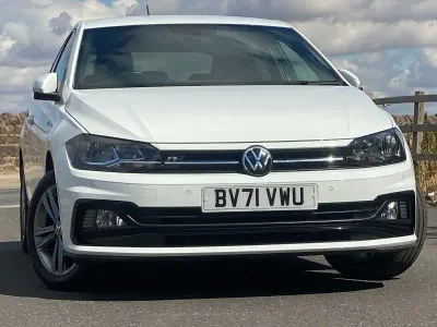 Used VW Polo R-line 95 HP (69 kW) 2021 Pure white Hatchback