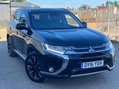 Used Mitsubishi Outlander P-HEV 2016 Black Estate