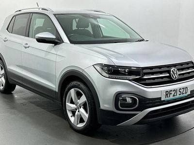 Silver Used 2021 VW T-Cross SEL SUV | £15,976 (Fair price)