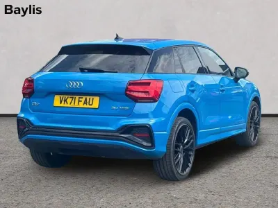 Used Audi Q2 Black Edition 108 HP (79 kW) 2021 Blue SUV
