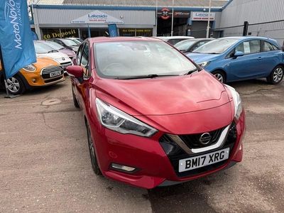 Used Nissan Micra Acenta 90 HP (66 kW) 2017 Red Hatchback
