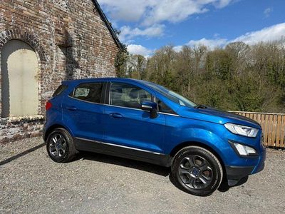 Used Ford Ecosport Zetec 125 HP (91 kW) 2018 Blue SUV